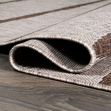 Colonia Berber Stripe Indoor/outdoor Area Rug